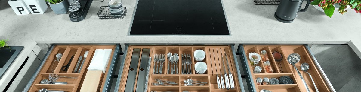 Organizar una cocina con muebles de almacenaje